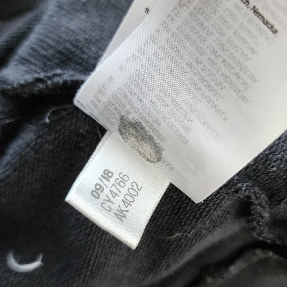 Adidas Essential Cropped Black Pullover Hoodie Women's Large - Picture 16 of 16